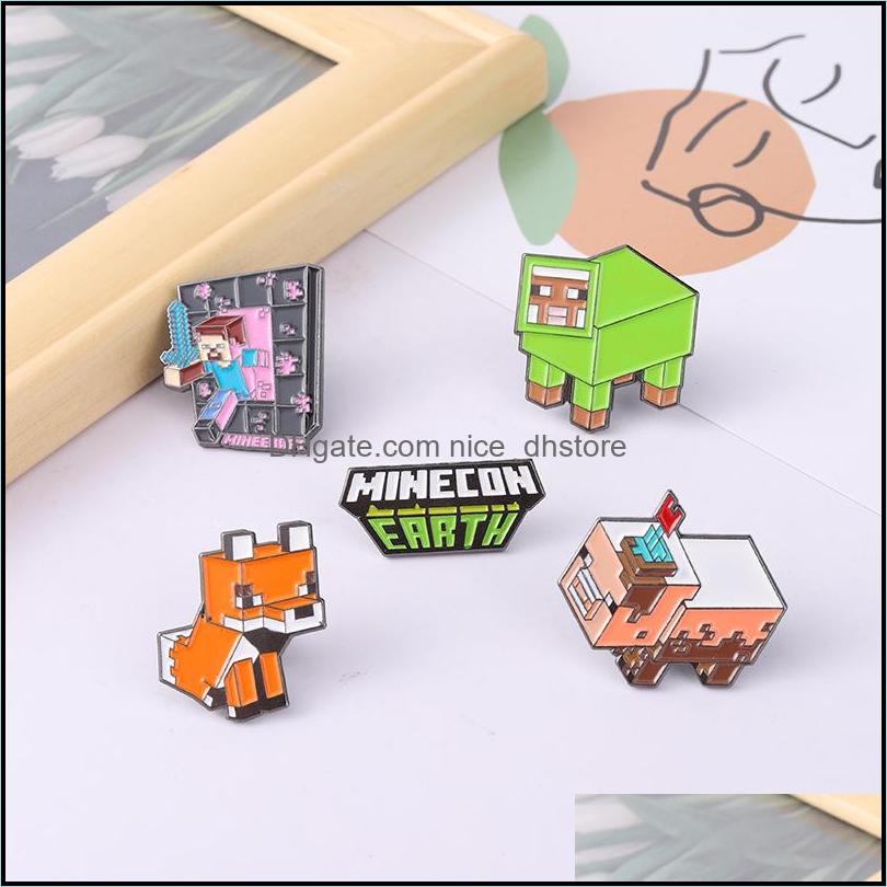 PinsBrooches Jewelry Creative Design Game Minecraft Brooch Cartoon Cute Enamel Pins Letter Building Block Peripheral Badge Female Ge Dhdub
PinsBrooches Jewelry Creative Design Game Minecraft Brooch Cartoon Cute Enamel Pins Letter Building Block Peripheral Badge Female Ge Dhdub
