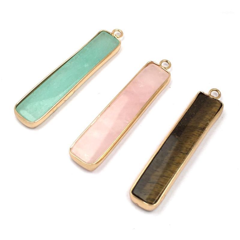Pendant Necklaces Unique Light Yellow Gold Color Long Rectangle Shape Rose Pink Quartz Green Aventurine JewelryPendant
Pendant Necklaces Unique Light Yellow Gold Color Long Rectangle Shape Rose Pink Quartz Green Aventurine JewelryPendant