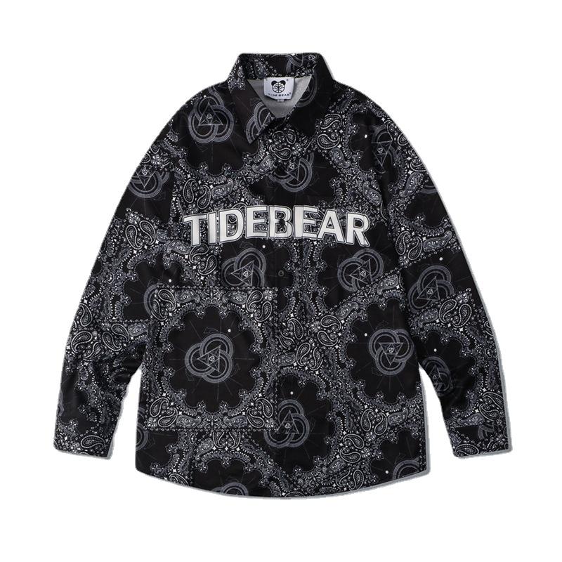Men' Casual Shirts 2022 Fall Men' Street Shirt Cashew English Digital Printing Long Sleeve Lapel Loose Men Button ShirtMen, Black
Men' Casual Shirts 2022 Fall Men' Street Shirt Cashew English Digital Printing Long Sleeve Lapel Loose Men Button ShirtMen, Black