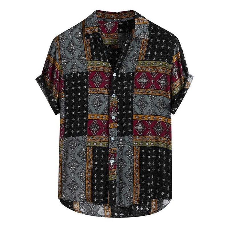 Men Shirt Ethnic Printed Shirts Summer Retro Vintage Streetwear Short Sleeves Button Harajuku Blouse chemise Homme Ropa Hombre 210701, 11
Men Shirt Ethnic Printed Shirts Summer Retro Vintage Streetwear Short Sleeves Button Harajuku Blouse chemise Homme Ropa Hombre 210701, 11