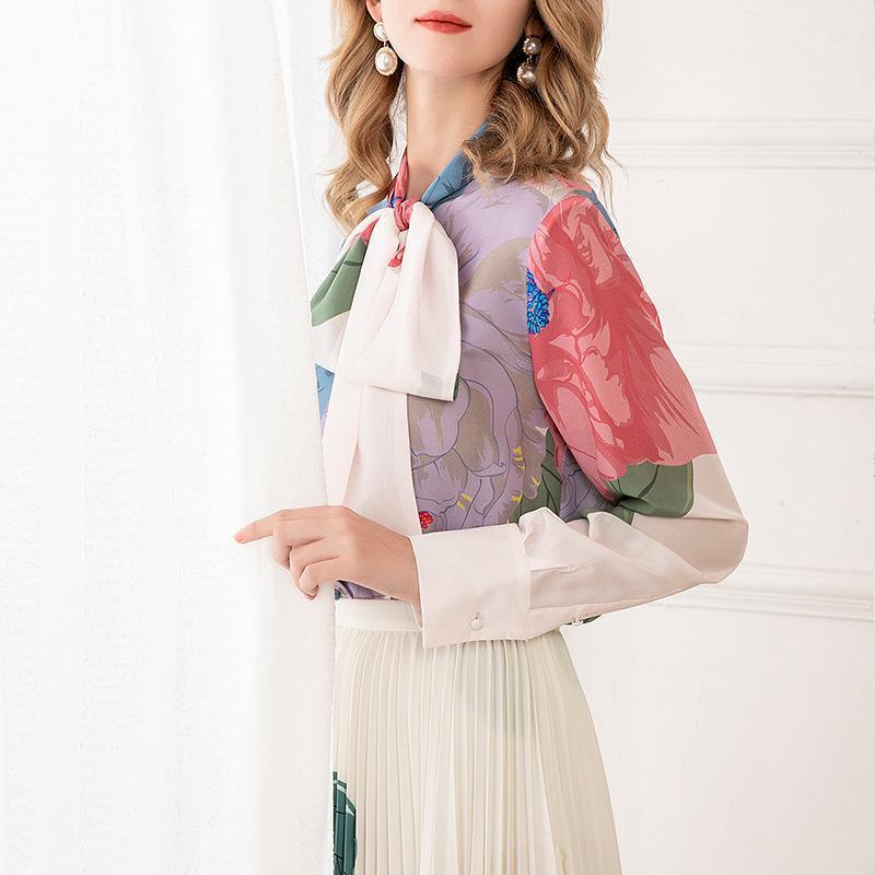 Women' Blouses & Shirts Temperament Of The Spring And Summer 2022 Printed Silk Shirt Collar Stitching With Bowknot Loose Woman Coat, See chart
Women' Blouses & Shirts Temperament Of The Spring And Summer 2022 Printed Silk Shirt Collar Stitching With Bowknot Loose Woman Coat, See chart