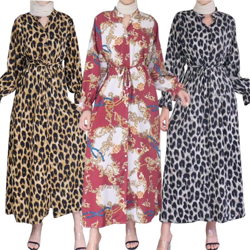 Ethnic Clothing Fashion Abaya Women Muslim Dress Bohemian Print Long Kaftan Arabic Robe Dubai Shirt Dresses Leopard Caftan GownEthnic
Ethnic Clothing Fashion Abaya Women Muslim Dress Bohemian Print Long Kaftan Arabic Robe Dubai Shirt Dresses Leopard Caftan GownEthnic