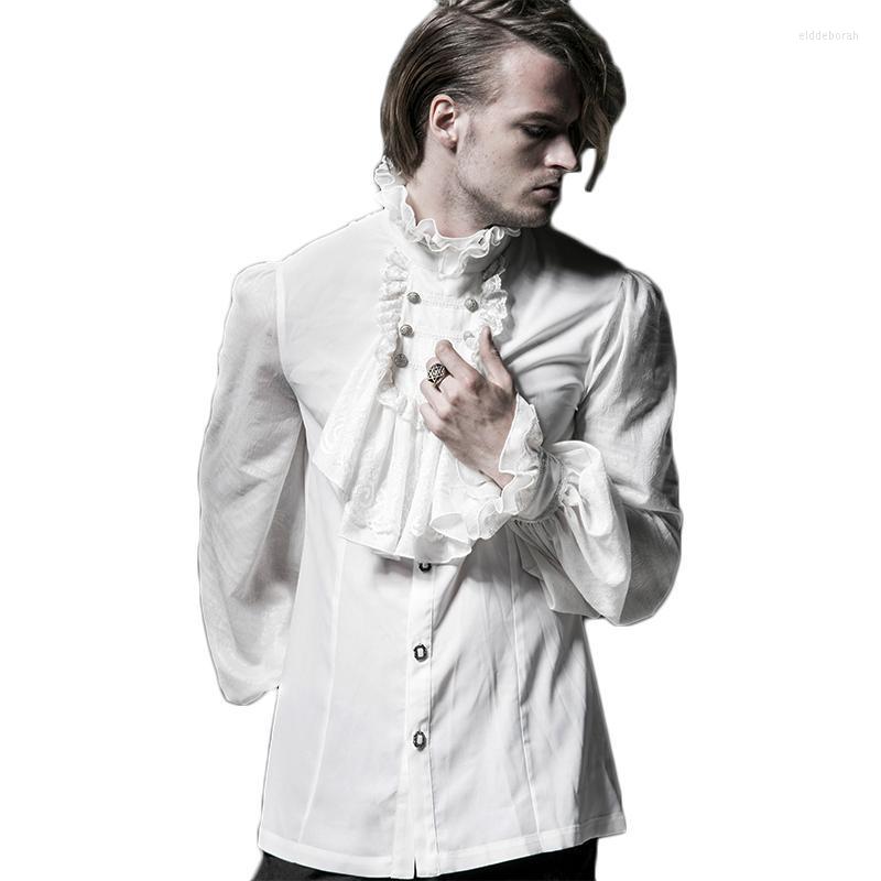 Men's Dress Shirts Punk Gothic Shirt Mens White Black Blouses Fashion Chiffon Emnossing Long Sleeve Of Large SizesMen's Eldd22
Men's Dress Shirts Punk Gothic Shirt Mens White Black Blouses Fashion Chiffon Emnossing Long Sleeve Of Large SizesMen's Eldd22