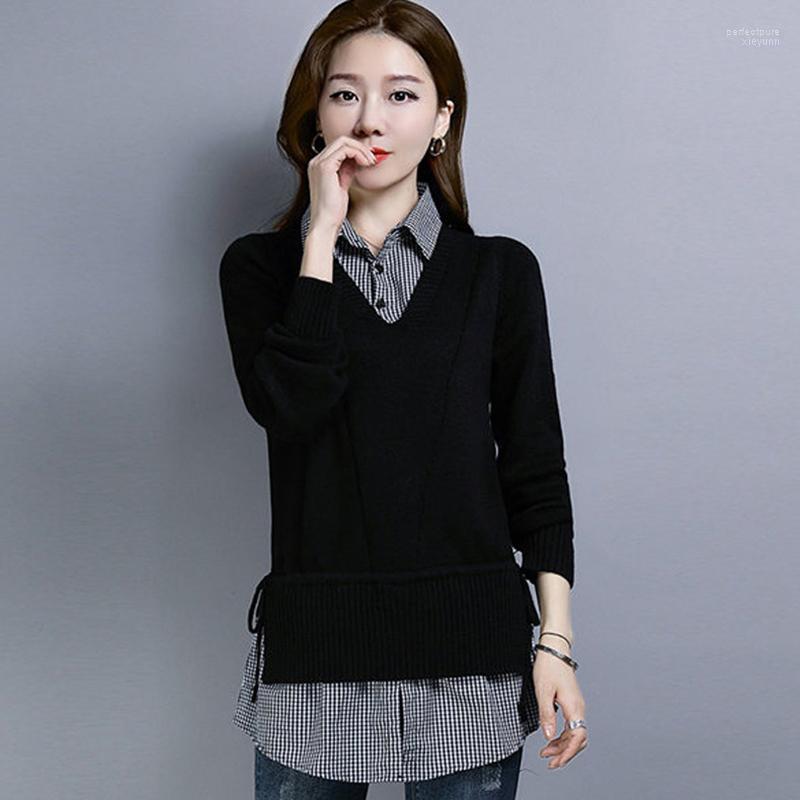 Women's Sweaters Korean Style Autumn Spring 2022 Knitted Solid Pullovers Female Turn Down Collar Long Sleeve Slim Jumpers Ladies Perf22, Wine red
Women's Sweaters Korean Style Autumn Spring 2022 Knitted Solid Pullovers Female Turn Down Collar Long Sleeve Slim Jumpers Ladies Perf22, Wine red