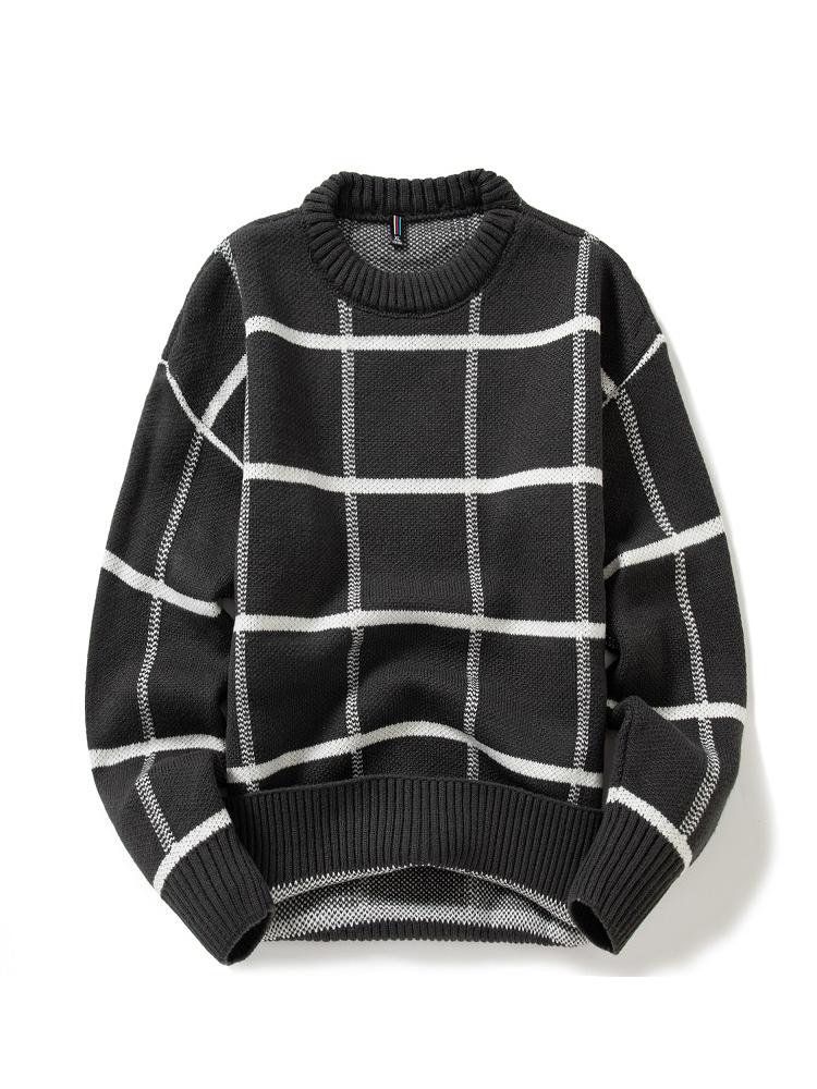 Men's Sweaters Plaid Sweater Men 2022 Winter Streetwear Clothing Hip Hop Long Sleeve Pullover Slim Patchwork Couple SweaterMen's, Dark grey
Men's Sweaters Plaid Sweater Men 2022 Winter Streetwear Clothing Hip Hop Long Sleeve Pullover Slim Patchwork Couple SweaterMen's, Dark grey