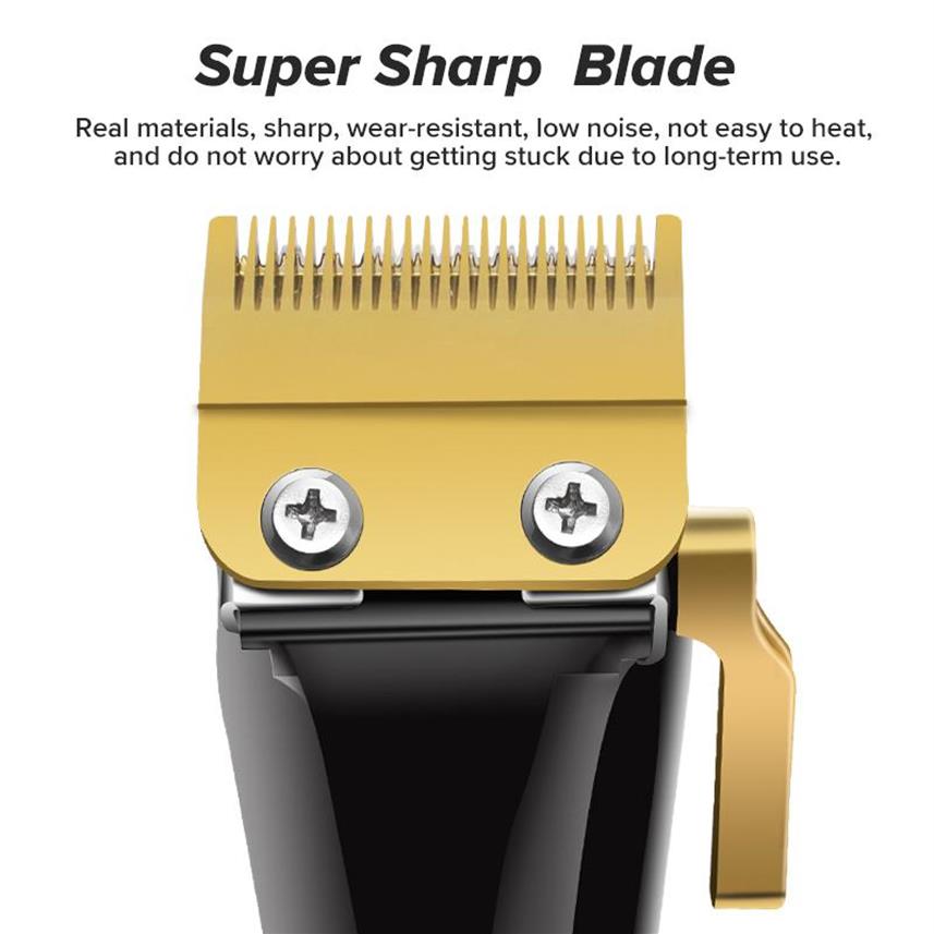 Hair Clippers Clipper Trimmer Barbershop Cutter Cutting Machine Haircut Cordless Barbers 110240v283d