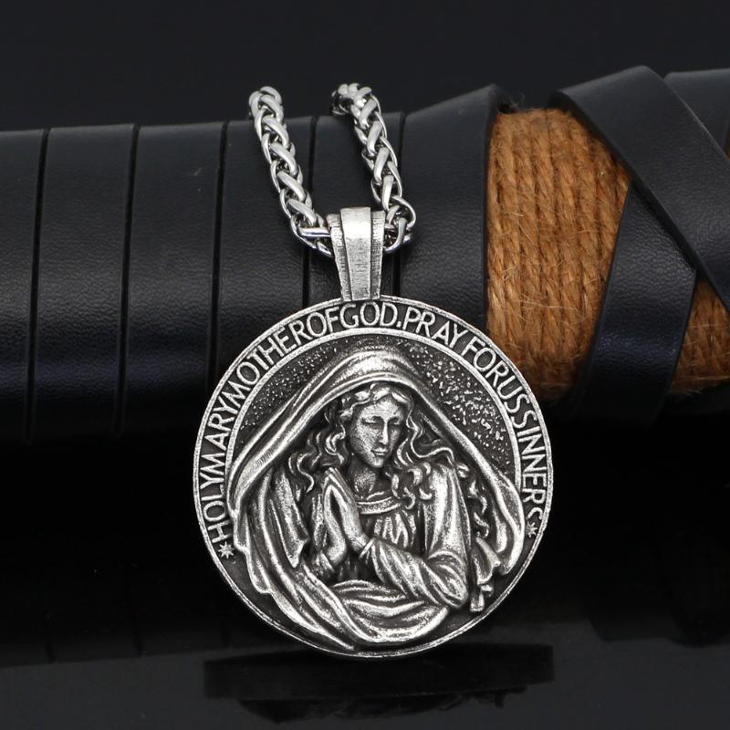 Pendant Necklaces Fashion Jewelry Trendy Men And Women Chain Retro Accessories Virgin Mary Prayer God Necklace For MenPendant
Pendant Necklaces Fashion Jewelry Trendy Men And Women Chain Retro Accessories Virgin Mary Prayer God Necklace For MenPendant