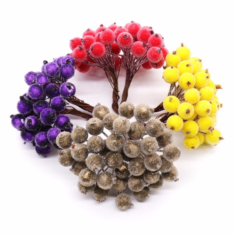 Decorative Flowers & Wreaths Heads Mini Christmas Frosted Fruit Berry Holly Artificial Flower DIY Home Decoration Wedding Decor
Decorative Flowers & Wreaths Heads Mini Christmas Frosted Fruit Berry Holly Artificial Flower DIY Home Decoration Wedding Decor
