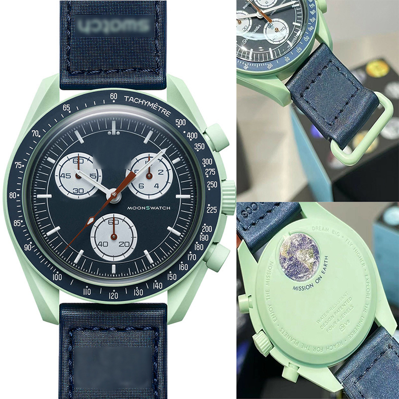 2022ss Moonswatch Quarz Chronograph Mens Watch Mission To Mercury 42mm Real Black Nylon Super Luxury Watch James montre de luxe Limited Edition master wristwatches, 7 jupiter
2022ss Moonswatch Quarz Chronograph Mens Watch Mission To Mercury 42mm Real Black Nylon Super Luxury Watch James montre de luxe Limited Edition master wristwatches, 7 jupiter