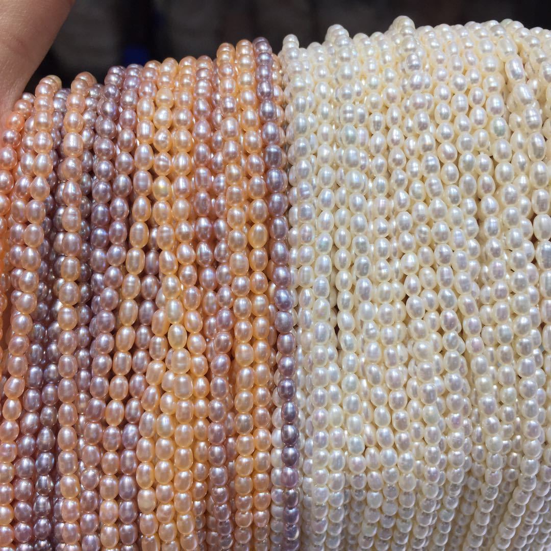 2.5-3mm AAAA white Pink Purple 100% Pure Natural Fresh Water Pearls Rice shaped Pearl semi-finished 37-39cm for DIY Bracelet Necklace
2.5-3mm AAAA white Pink Purple 100% Pure Natural Fresh Water Pearls Rice shaped Pearl semi-finished 37-39cm for DIY Bracelet Necklace