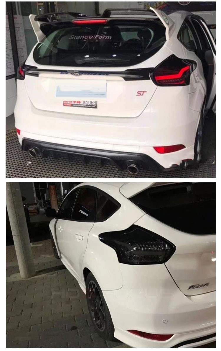 auto parts rear lights For Ford Focus LED Tail Light 15-18 Taillight Car Running Lamp brake Reverse Turn Signal Light