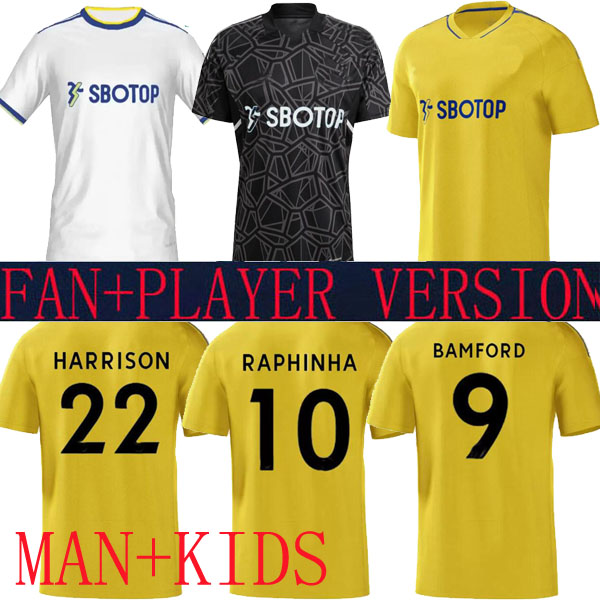22 23 BAMFORD Home away Soccer Jerseys RAPHINHA HARRISON Blue Shirt 2022 2023 Leeds Unitedes PHILLIPS JAMES MESLIER Uniforms Men kids football shirt player version, 10th special man 2
22 23 BAMFORD Home away Soccer Jerseys RAPHINHA HARRISON Blue Shirt 2022 2023 Leeds Unitedes PHILLIPS JAMES MESLIER Uniforms Men kids football shirt player version, 10th special man 2