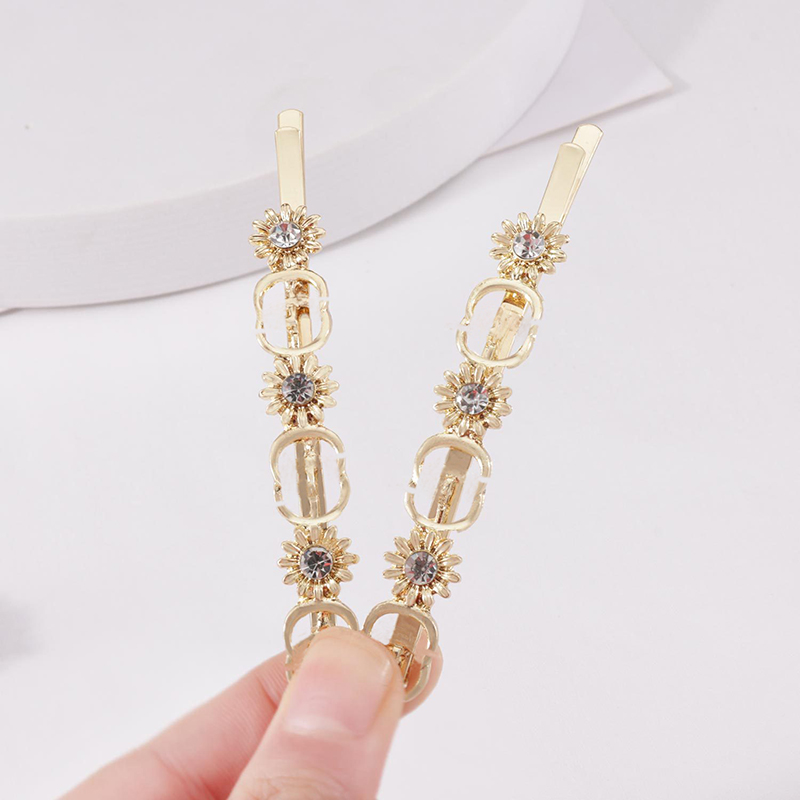 Crystals Lady Hair Pins Women Double Letter Designers Hair Clips Luxury Small Bee Pattern Barrettes for Gift
Crystals Lady Hair Pins Women Double Letter Designers Hair Clips Luxury Small Bee Pattern Barrettes for Gift