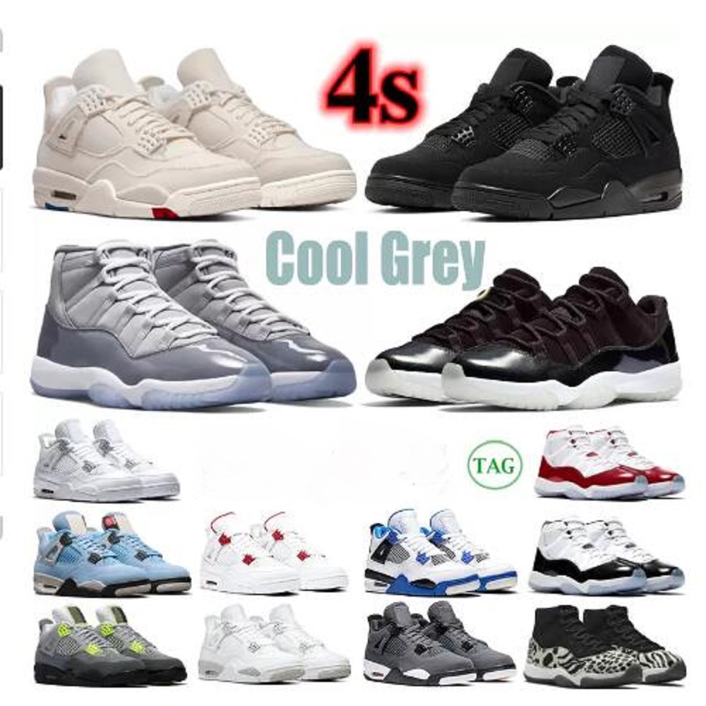 4 Mens Basketball Shoes Women Sports Trainers University Blue Military Black Cat White Low 72-10l Bred 4s Sneakers 11 11s Cool Grey Shimmer Lightning Shoe, # 42
4 Mens Basketball Shoes Women Sports Trainers University Blue Military Black Cat White Low 72-10l Bred 4s Sneakers 11 11s Cool Grey Shimmer Lightning Shoe, # 42