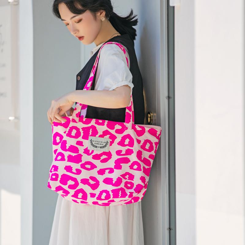 Evening Bags Original Uoct.all Lazy Style Bag Harajuku Shopping Leopard Print Casual Large-capacity Canvas Women Student Tote, Pink
Evening Bags Original Uoct.all Lazy Style Bag Harajuku Shopping Leopard Print Casual Large-capacity Canvas Women Student Tote, Pink