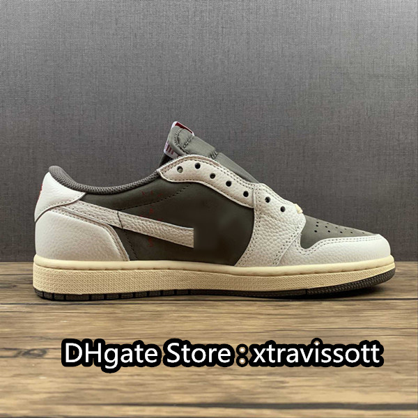1S Scotts Basketball Shoes Mens Jumpman 1 Low Mocha Beige-White Sports Sneakers Real Leather Color Reverse
1S Scotts Basketball Shoes Mens Jumpman 1 Low Mocha Beige-White Sports Sneakers Real Leather Color Reverse