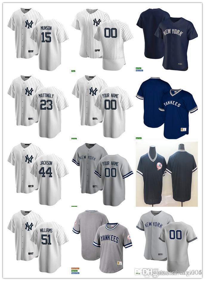 Men Women Youth 23 Don Mattingly 51 Bernie Williams 44 Reggie Jackson 15 Thurman Munson Baseball Jersey Blank white gray navy, Colour
Men Women Youth 23 Don Mattingly 51 Bernie Williams 44 Reggie Jackson 15 Thurman Munson Baseball Jersey Blank white gray navy, Colour
