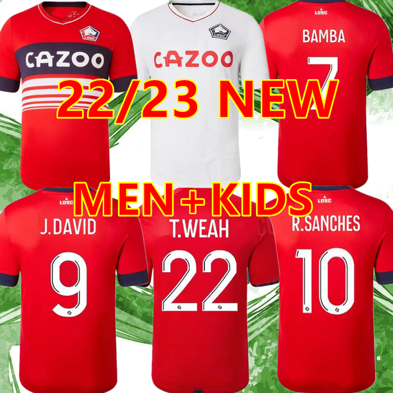 2022 2023 LOSC Lille soccer jersey DAVID FONTE BURAK BAMBA YAZICI football shirts 22 23 JIKONE R.SANCHES T.WEAH L.ARAUJO maillots Adult Kids, 22 23 home aldult
2022 2023 LOSC Lille soccer jersey DAVID FONTE BURAK BAMBA YAZICI football shirts 22 23 JIKONE R.SANCHES T.WEAH L.ARAUJO maillots Adult Kids, 22 23 home aldult