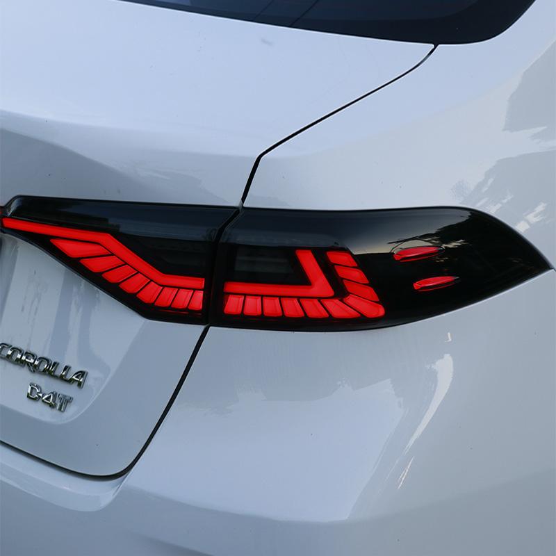 Car Tail Lights For Corolla Altis LED Taillights 19-21 Toyota Rear Lamp Stream Turn Signal Brake Reverse Lights
