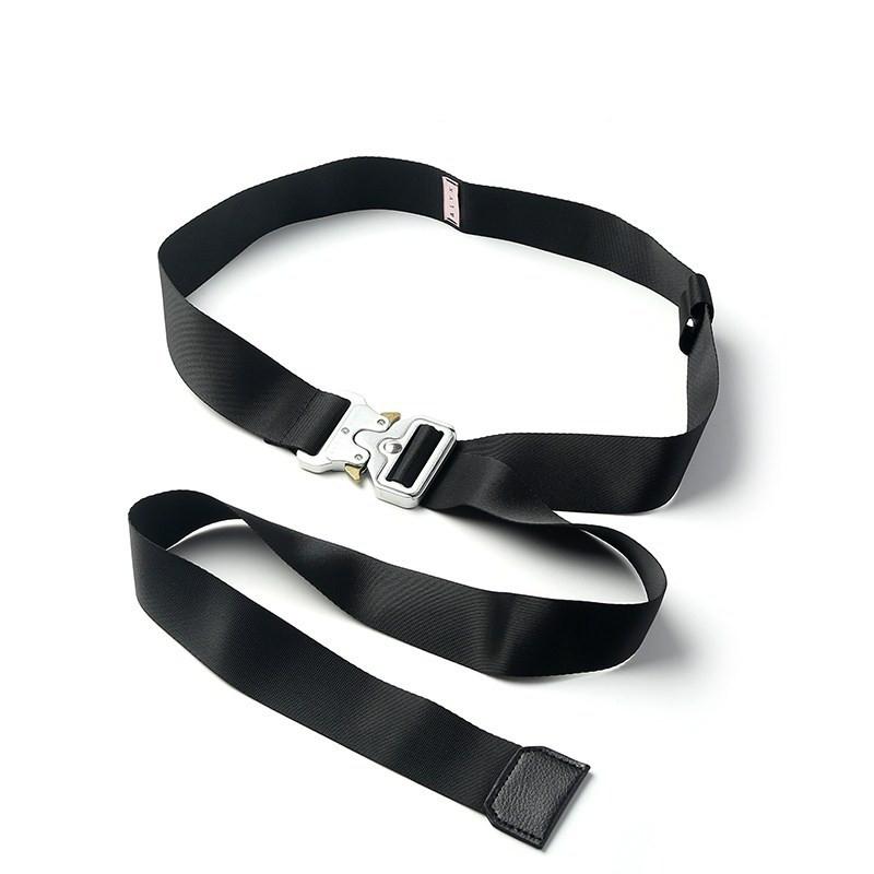 Belts ROLLERCOASTER Safety BELT 1017 ALYX 9SM Unisex Metal Buckle Canvas Hip Hop BeltBelts