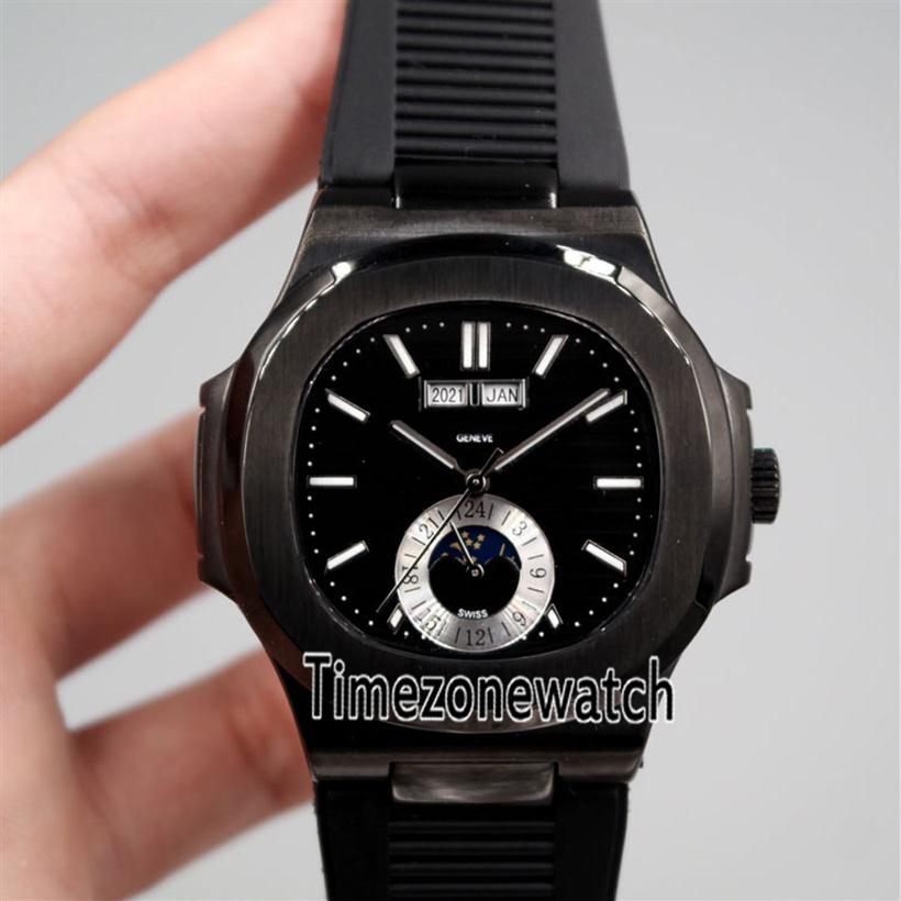 New Nautilus 5726/1 PVD Steel All Black Texture Dial 42mm Perpetual Calendar Moon Phase Automatic Mens Watch Black Rubber Timezone2458, E18a (4)
New Nautilus 5726/1 PVD Steel All Black Texture Dial 42mm Perpetual Calendar Moon Phase Automatic Mens Watch Black Rubber Timezone2458, E18a (4)