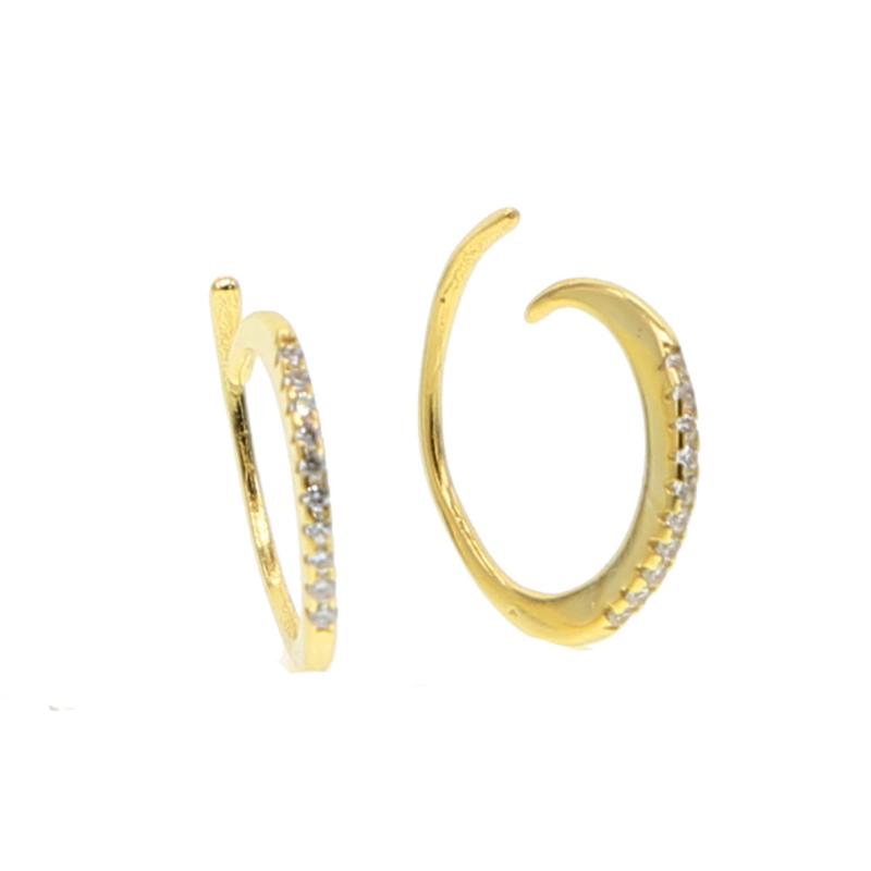Hoop & Huggie 925 Sterling Silver Simple Jewelry Minimalist Fashion Circle Cz Adorable Girl Earring Gold ColorHoop
Hoop & Huggie 925 Sterling Silver Simple Jewelry Minimalist Fashion Circle Cz Adorable Girl Earring Gold ColorHoop