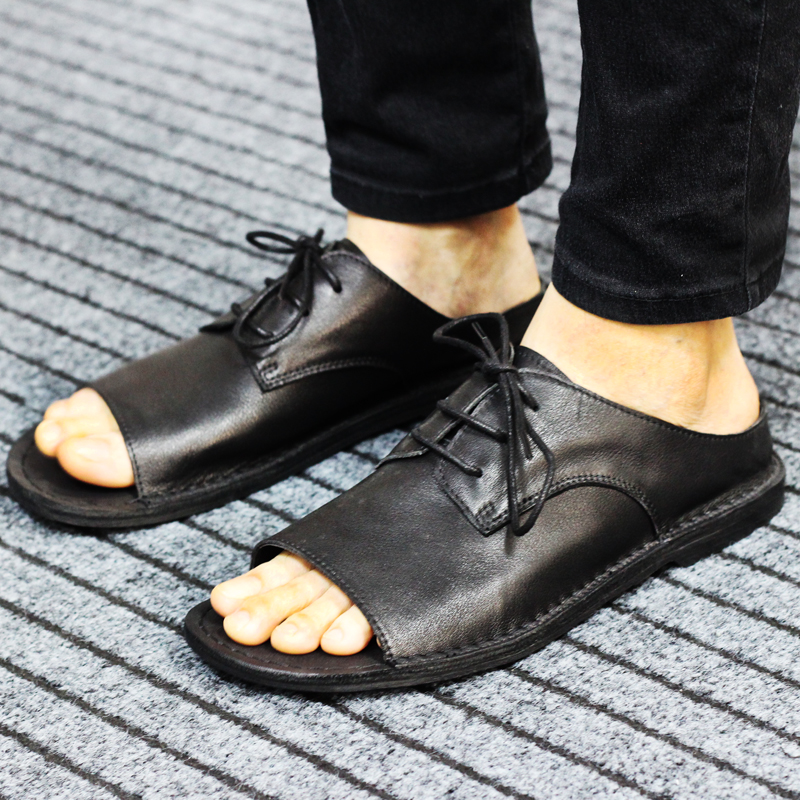 Men Comfort Slip on Half Slippers Sandals Cowskin Lazy Shoes Outdoor Summer Beach Gladiators Rome Sandalias, Black
Men Comfort Slip on Half Slippers Sandals Cowskin Lazy Shoes Outdoor Summer Beach Gladiators Rome Sandalias, Black