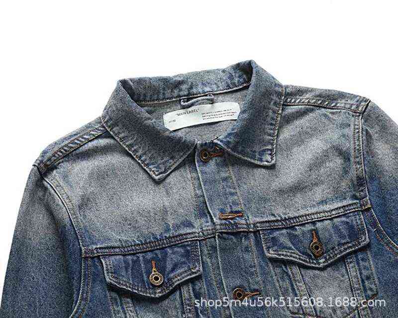 Factory Online Export Trendy Sweater Tide Brand Autumn and Winter New Off Cloud White Black Gradient Arrow Fashion Casual Cowboy Coat, As shown in figure
Factory Online Export Trendy Sweater Tide Brand Autumn and Winter New Off Cloud White Black Gradient Arrow Fashion Casual Cowboy Coat, As shown in figure