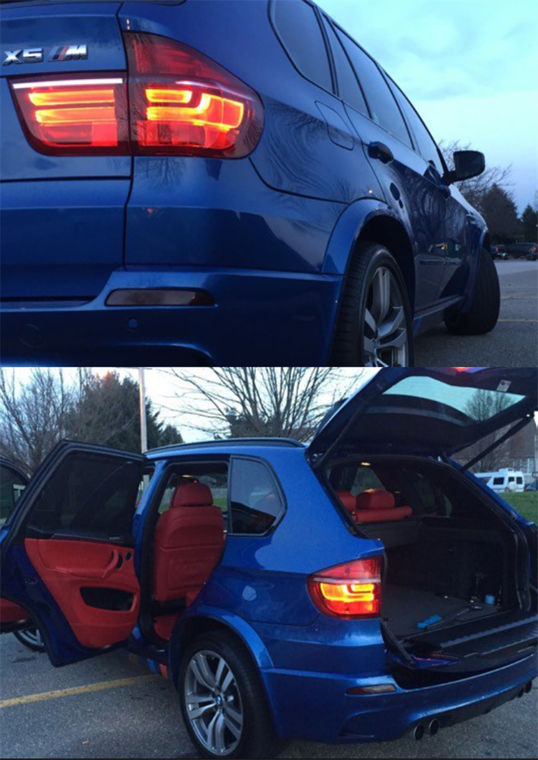 Car Styling Tail Lights For BMW X5 2007-2012 E70 Upgrade LED Daytime Running Driving Light Fog Taillight Reverse And Brake