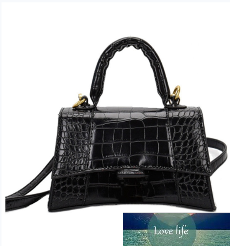 Women's Casual Cool Shoulder Messenger Bags New Hourglass Bag Black Crocodile Pattern Small Square, As pic
Women's Casual Cool Shoulder Messenger Bags New Hourglass Bag Black Crocodile Pattern Small Square, As pic