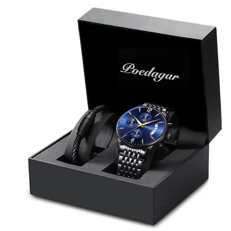 Wristwatches Men's Watches Top Waterproof Luminous Quartz Wristwatch Fashion Casual Busniess Relogio MasculinoWristwatches WristwatchesW, Blue leather
Wristwatches Men's Watches Top Waterproof Luminous Quartz Wristwatch Fashion Casual Busniess Relogio MasculinoWristwatches WristwatchesW, Blue leather