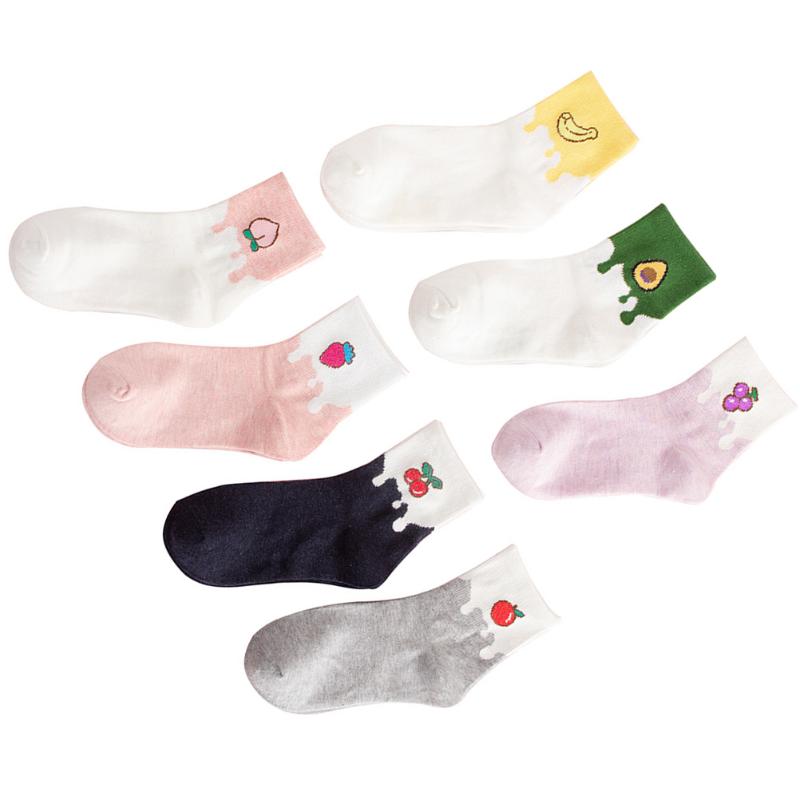 Men's Socks Crew Cotton Fruit Printed Fun For 7 Pairs Random PatternMen's, Assorted color
Men's Socks Crew Cotton Fruit Printed Fun For 7 Pairs Random PatternMen's, Assorted color