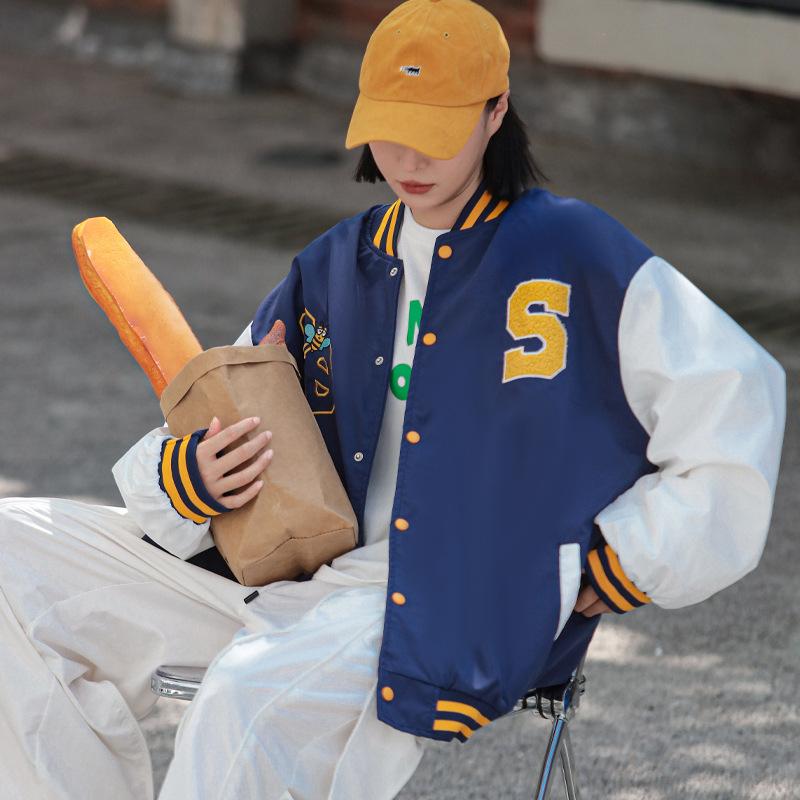 Women's Jackets ZOUXO Baseball Uniform Woman Jacket 2022 Spring Autumn Retro Casual Coat Plus Size Sports Winter Clothes, Blue
Women's Jackets ZOUXO Baseball Uniform Woman Jacket 2022 Spring Autumn Retro Casual Coat Plus Size Sports Winter Clothes, Blue