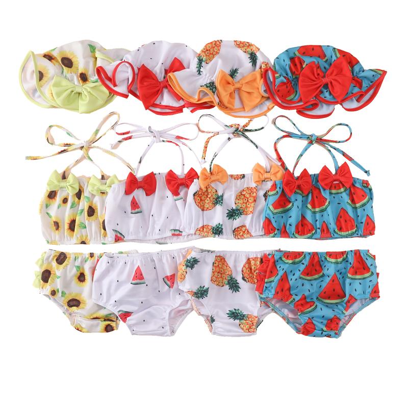 Clothing Sets 3Pcs Baby Girls Swimwear Printing Halterneck Tank Tops Shorts Ruffled Hat Swimsuit For Toddlers 0-3 YearsClothing, Blue
Clothing Sets 3Pcs Baby Girls Swimwear Printing Halterneck Tank Tops Shorts Ruffled Hat Swimsuit For Toddlers 0-3 YearsClothing, Blue