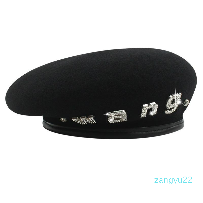 Berets Fashion Solid Color Designer Brand Black Letters Rhinestone Female Beret Casual Painter Hat Famous Elegant HatBerets BeretsBerets
Berets Fashion Solid Color Designer Brand Black Letters Rhinestone Female Beret Casual Painter Hat Famous Elegant HatBerets BeretsBerets