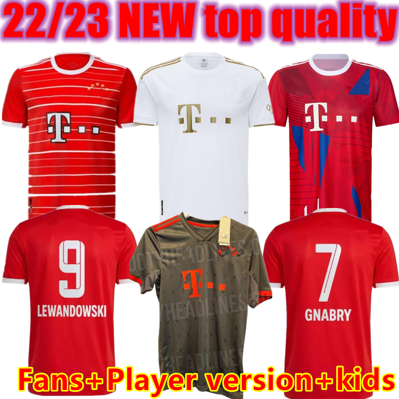 23 FC Bayern Munich LEWANDOWSKI soccer jersey GORETZKA Fans Player version Home red SANE GNABRY COMAN MULLER DAVIES KIMMICH 2021 2022 Men kids kit football shirt 8
23 FC Bayern Munich LEWANDOWSKI soccer jersey GORETZKA Fans Player version Home red SANE GNABRY COMAN MULLER DAVIES KIMMICH 2021 2022 Men kids kit football shirt 8