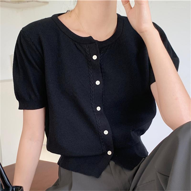 Women's Knits & Tees Alien Kitty Vintage All Match High Street Cardigan Coat Knitwear 2022 Women Summer Casual Solid Loose Chic Short Sleeve, White
Women's Knits & Tees Alien Kitty Vintage All Match High Street Cardigan Coat Knitwear 2022 Women Summer Casual Solid Loose Chic Short Sleeve, White