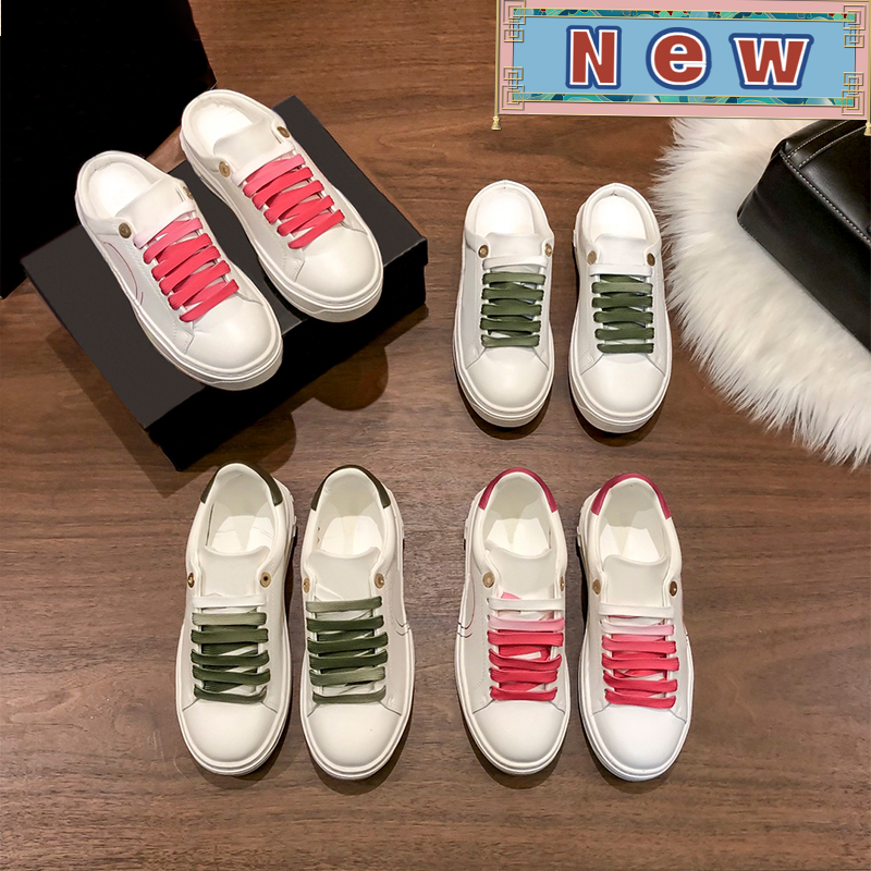 Luxury Designer shoes Time Out Calfskin Leather casual Sneaker Open Back Fuchsia Pink Khaki Green Gold embossed sole Deep Blue printed women sneakers trainers, Shoe box
Luxury Designer shoes Time Out Calfskin Leather casual Sneaker Open Back Fuchsia Pink Khaki Green Gold embossed sole Deep Blue printed women sneakers trainers, Shoe box
