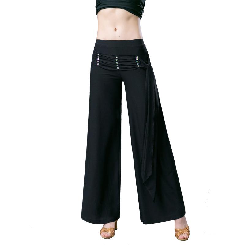 Stage Wear Modern Dance Trousers Female Adult Wide Leggings Elegant Waistband National Standard Latin Square -6882Stage, Black
Stage Wear Modern Dance Trousers Female Adult Wide Leggings Elegant Waistband National Standard Latin Square -6882Stage, Black