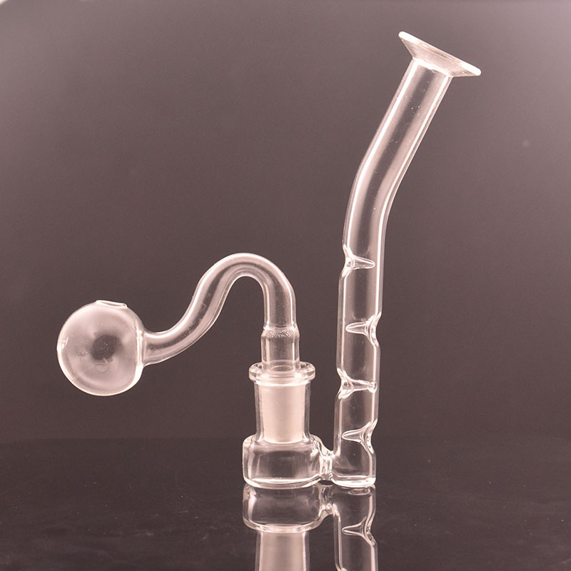 

Glass Bong Hookah Accessories Mouthpiece Arc J-Hook Adapter with Concave Hole Filter Smoking Water Pipes with 14mm Glass Oil Burner Pipes