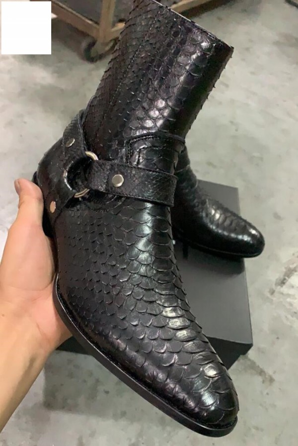 Black Snakeskin Boots Mens Shoes High top Winter Western Style Gentlemen Harness Wyatt Boot Man
Black Snakeskin Boots Mens Shoes High top Winter Western Style Gentlemen Harness Wyatt Boot Man