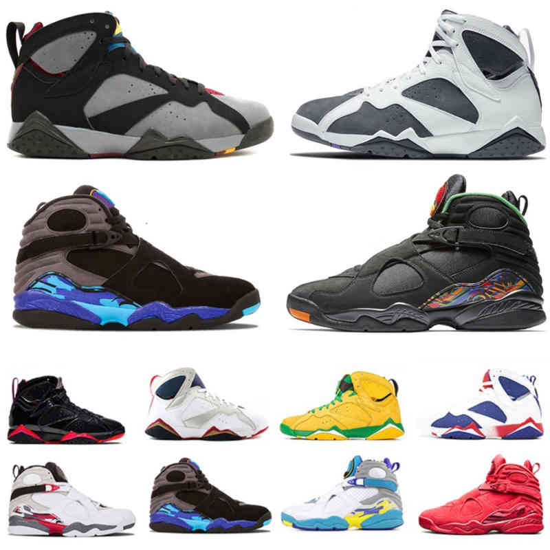 Jordam Jumpman 7 8 Men Basketball Shoes 7s Bordeaux Topaz Mist Patent Leather Hare Flint 8s Aqua Raid South Beach Three Peat 3m Reflective Chaussures, Color#10
Jordam Jumpman 7 8 Men Basketball Shoes 7s Bordeaux Topaz Mist Patent Leather Hare Flint 8s Aqua Raid South Beach Three Peat 3m Reflective Chaussures, Color#10