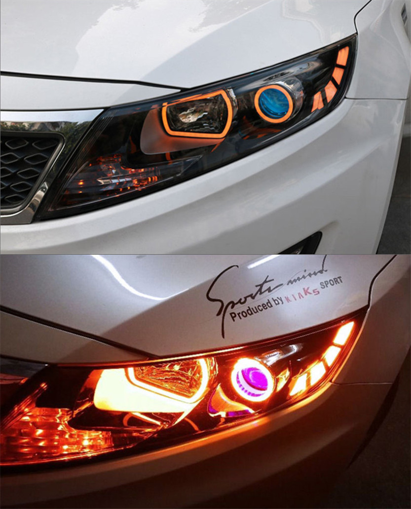 Head Lamp For KIA K5 LED Headlight 2011-2014 Optima High Beam DRL LED Daytime Lights Turn Signal Headlights