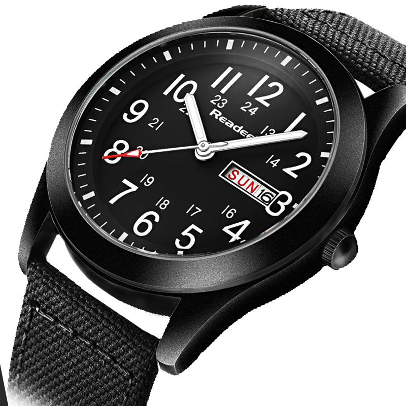 Wristwatches Fashion Men's Watches Sport Military Men Watch Date Week Quartz Casual Canvas Wrist Male Clock Relogio MasculinoWristwatche, Blue
Wristwatches Fashion Men's Watches Sport Military Men Watch Date Week Quartz Casual Canvas Wrist Male Clock Relogio MasculinoWristwatche, Blue