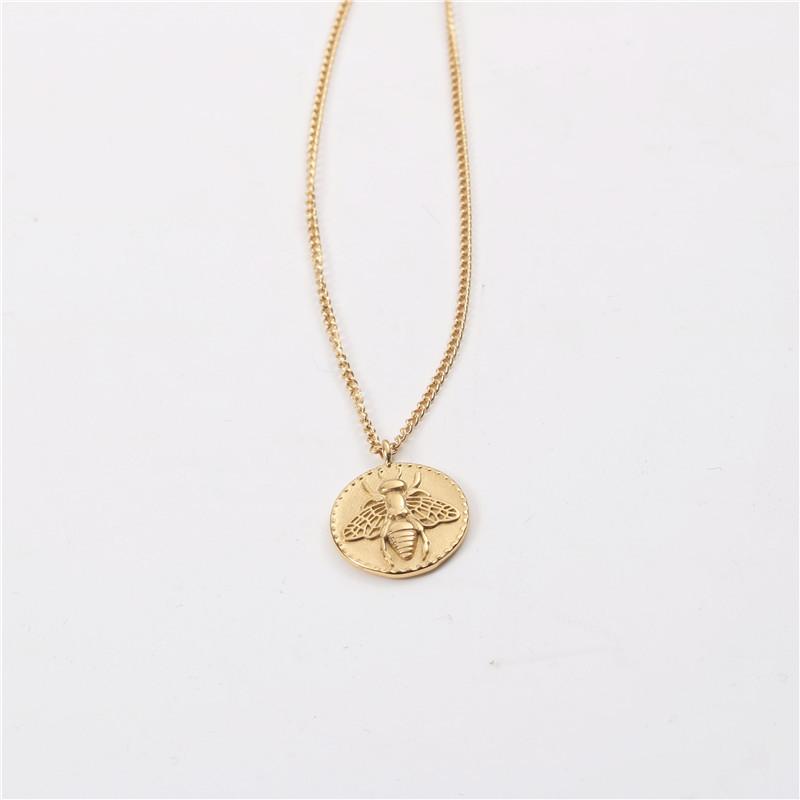 Pendant Necklaces Joolim Jewelry PVD Gold Finish Fashionable Bee Coin Necklace Stylish Stainless Steel NecklacePendant
Pendant Necklaces Joolim Jewelry PVD Gold Finish Fashionable Bee Coin Necklace Stylish Stainless Steel NecklacePendant