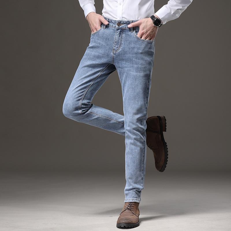 Men's Jeans Autumn Men's Light-colored Slim-fit Stretch Business Fashion Skinny Denim Pants Male Brand Trousers 4 ColorsMen's, Light gray
Men's Jeans Autumn Men's Light-colored Slim-fit Stretch Business Fashion Skinny Denim Pants Male Brand Trousers 4 ColorsMen's, Light gray