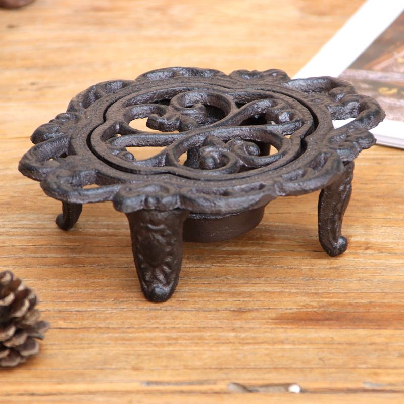 Candle Holders Heavy Duty Cast Iron Tealight Dish Food Warmer Wax Teapot Heater Warming Heating Tray 1 Piece Stand Holder Round Shape 
Candle Holders Heavy Duty Cast Iron Tealight Dish Food Warmer Wax Teapot Heater Warming Heating Tray 1 Piece Stand Holder Round Shape
