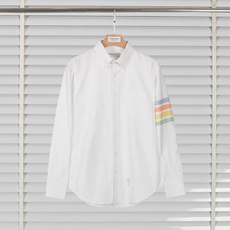 Ygf5 22ss Tb Thom Shirt White Men and Women Couple C= Oxford Spinning Color Strip Long Sleeve Slim Fit
Ygf5 22ss Tb Thom Shirt White Men and Women Couple C= Oxford Spinning Color Strip Long Sleeve Slim Fit