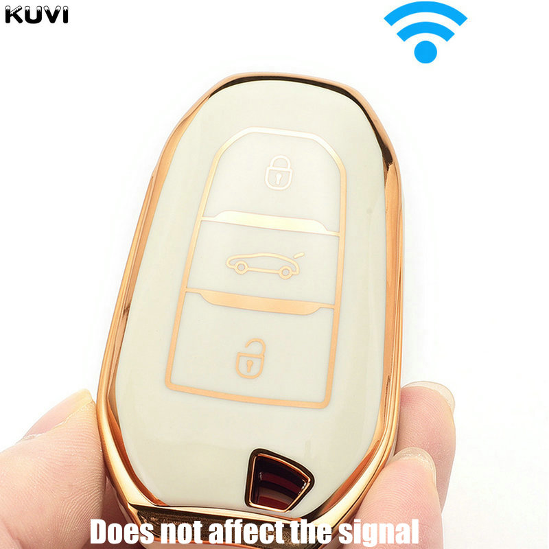New TPU Car Remote Key Case Cover Shell For Peugeot 308 408 508 2008 3008 4008 5008 Citroen C4 C4L C6 C3XR Picasso DS3 DS4 DS5