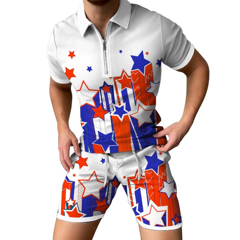 Men's Tracksuits Buys Suit Men Spring Summer Top Short Zipper Sleeve Lapel Star Printed Fashion Casual Sports Privacy SuiteMen's, Purple
Men's Tracksuits Buys Suit Men Spring Summer Top Short Zipper Sleeve Lapel Star Printed Fashion Casual Sports Privacy SuiteMen's, Purple